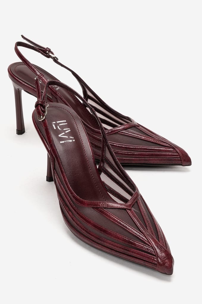 Eleana Slingback Mesh Stilettopomp