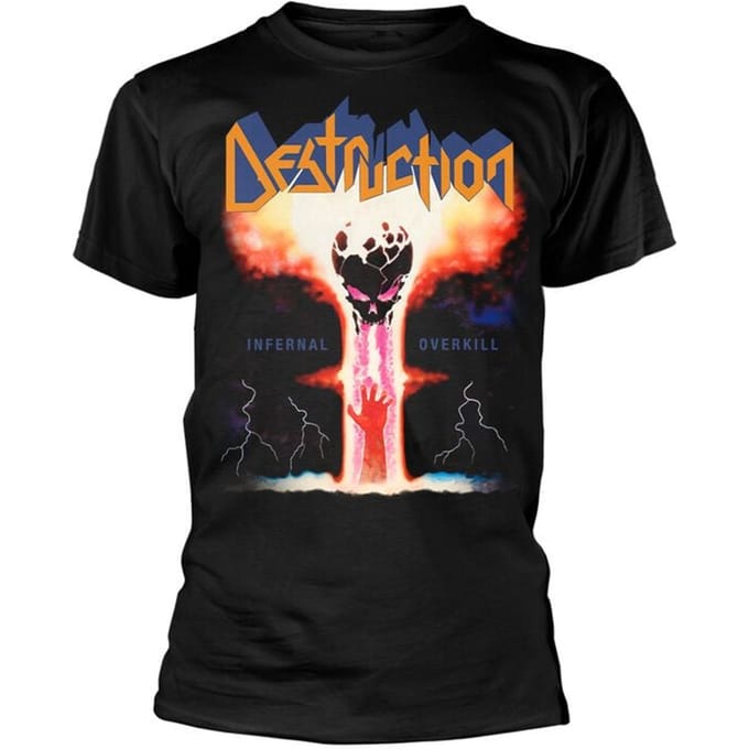 Destruction Heren Tshirt -XL- Infernal Overkill Zwart