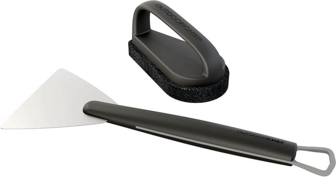 BBQ Accessoire Plancha Reinigingskit Set van 3 Stuks.