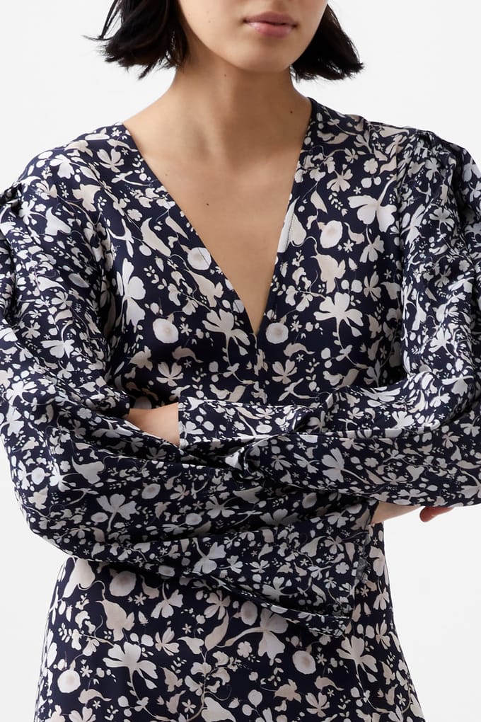 French Connection Jeannie Chiara Drape Midi Dres Utility Bu Multi Taglia: 6 | Maxi abiti Outlet | Donna