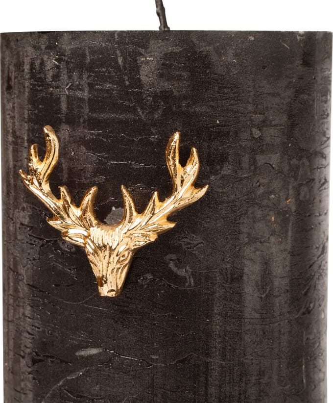 kaarsenpin hert goud (set of 4)