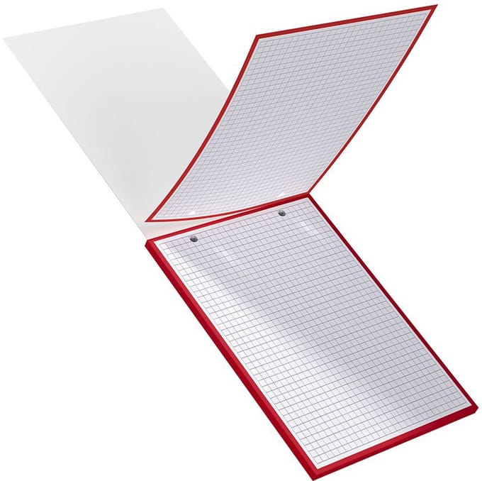 Flashcard oxford bristol a5 210gr 30vel ruit ass - 10 stuks