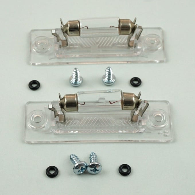 BSP696 2x Kentekenplaatverlichting 3B5943021E voor VW Jetta Passat Caddy T5 Superb