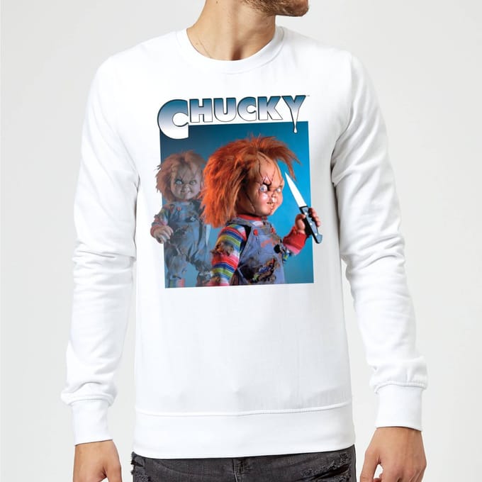 Chucky Nasty 90's trui - Wit - M