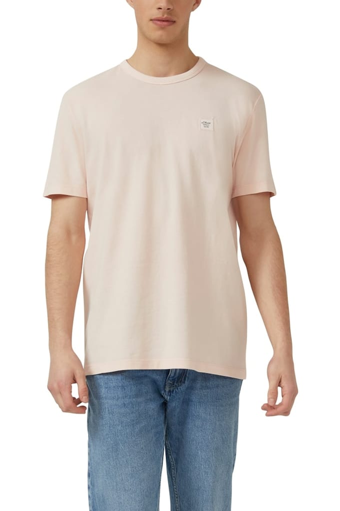 s.Oliver  T-shirts Pink Taglia: L | Magliette basic Outlet | Uomo | Rosa