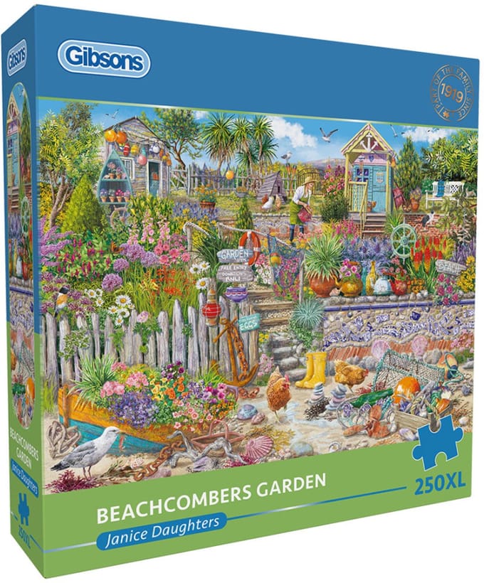 Gibsons puzzel Beachcomber's Garden 250XL - extra grote stukjes.