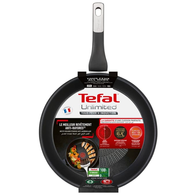 Tefal Unlimited wokpan 28 cm -  Inductie