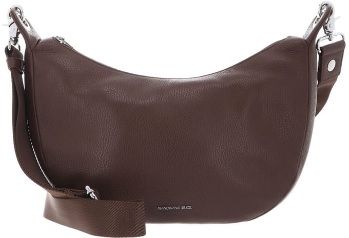 Mandarina Duck Mellow Leather - Schoudertas S 35 cm (melkchocolade)