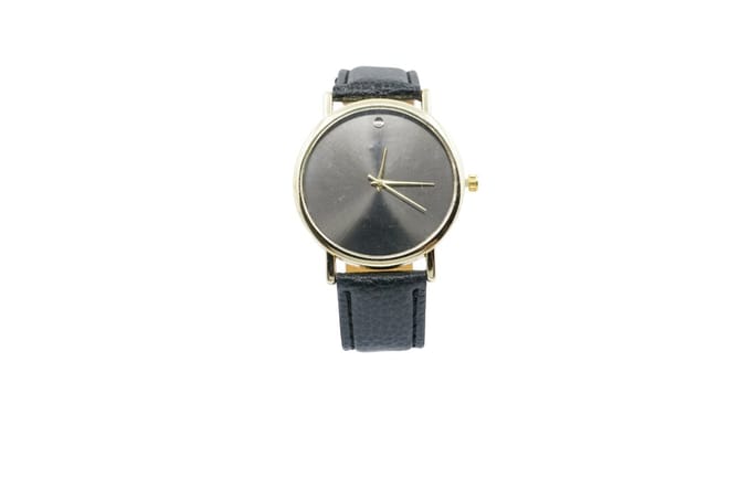 Hidzo Horloge Relogios Ø 37 mm - Zwart - In horlogedoosje