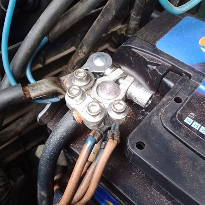 Auto-accuterminalconnectoren Snelkoppeling Accukabelterminalklemmen Positief