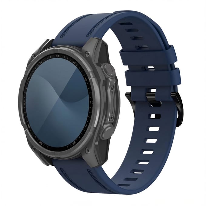 imoshion QuickFit® Line Siliconenbandje - Garmin QuickFit® 20 mm aansluiting - Donkerblauw