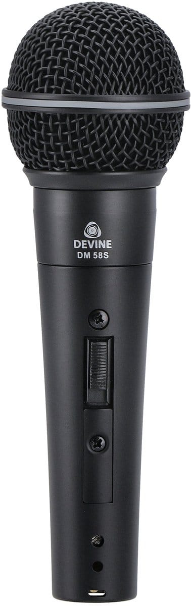 Dynamische zangmicrofoon - incl. clip, etui en lessen - Devine DM58S