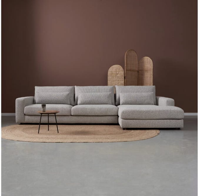 PEPP interiors Hoekbank COMO met chaise longue rechts - Silencio 19