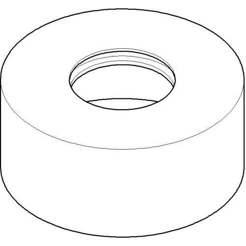 Dornbracht replacement rosette for Tara bath fitting 092789025-00