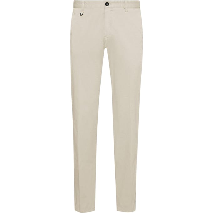 Boss Slanke chino’s van katoen voor heren (Wit)