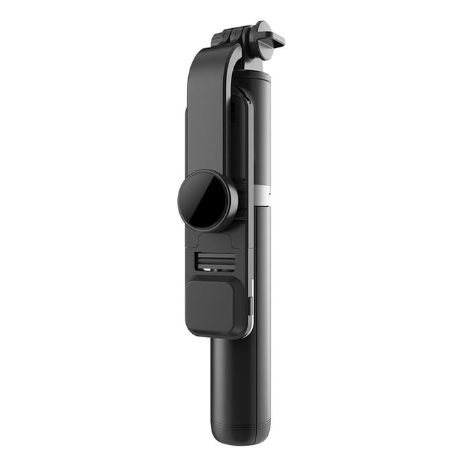 Multifunctionele Draadloze BT Selfiestick Draagbaar Uitschuifbaar Statiefstandaard met Invullicht 104.5cm zwart