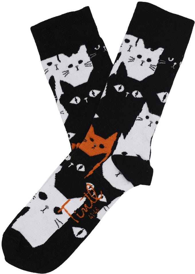 Tintl socks unisex sokken | Animal - Cats (maat 41-46)