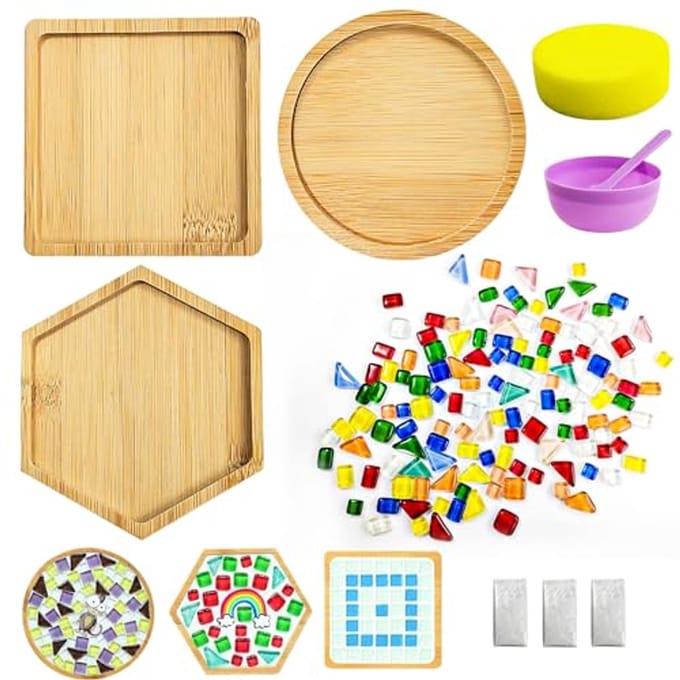 Creatieve Mozaïek Knutselset voor Kinderen en Volwassenen - Handgemaakte Decoratie Set