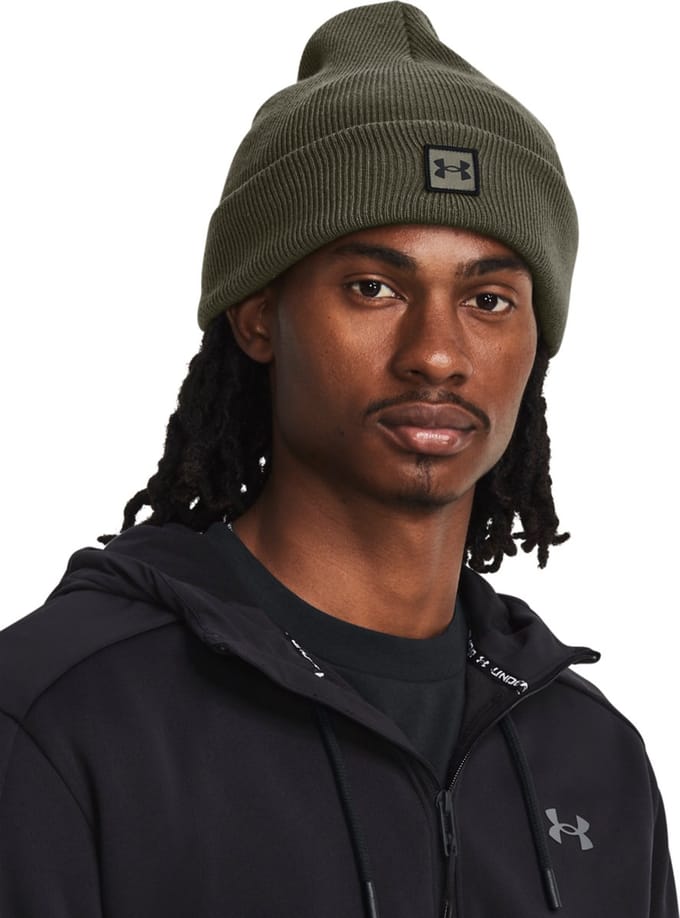 Under Armour HALTIME BEANIE Heren Muts - Groen - Zwart