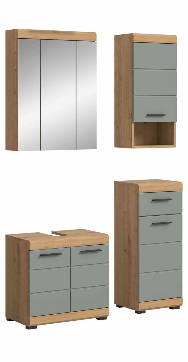 Scout badkamercombinatie salie MDF TZ Artisan eiken NB - 34x112x191cm