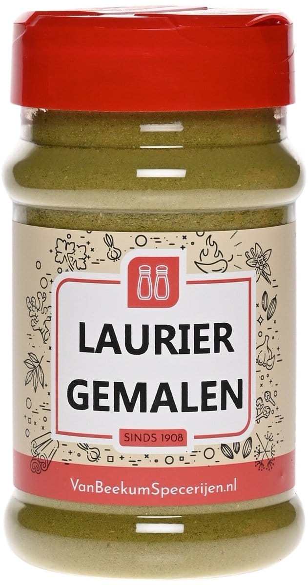 Van Beekum Specerijen - Laurier Gemalen - Strooibus 100 Gram