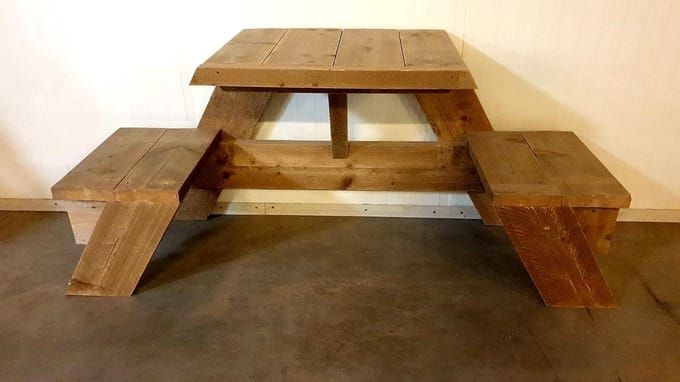 Picknicktafel Steigerhout Two