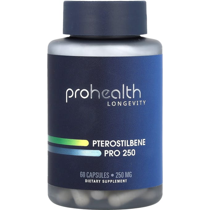 ProHealth Longevity, Pterostilbene Pro 250, 250 mg, 60 capsules
