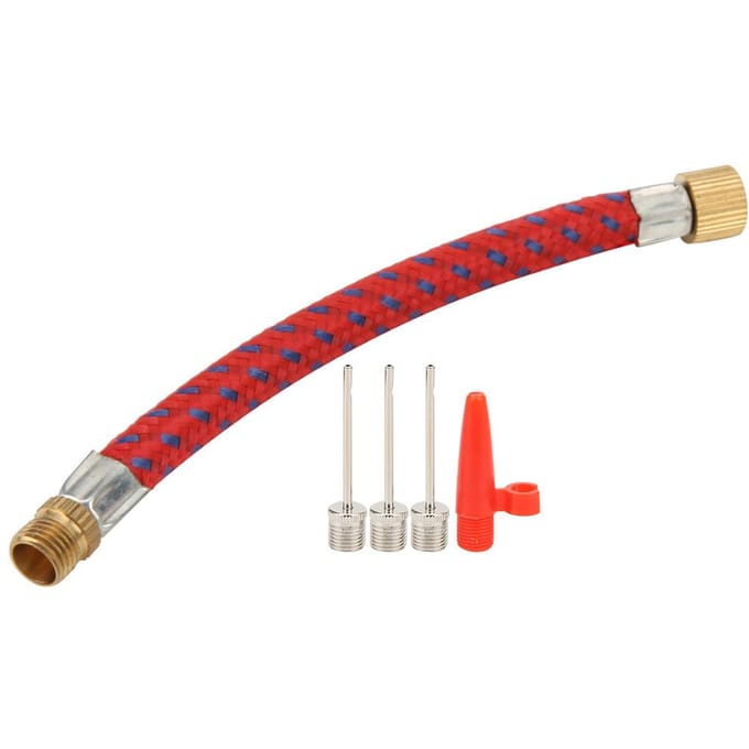 Ventielpomp Adapter Luchtnaald Bal Opblaasbaar Mondstuk Pomp Adapter voor Fietsband Bal red