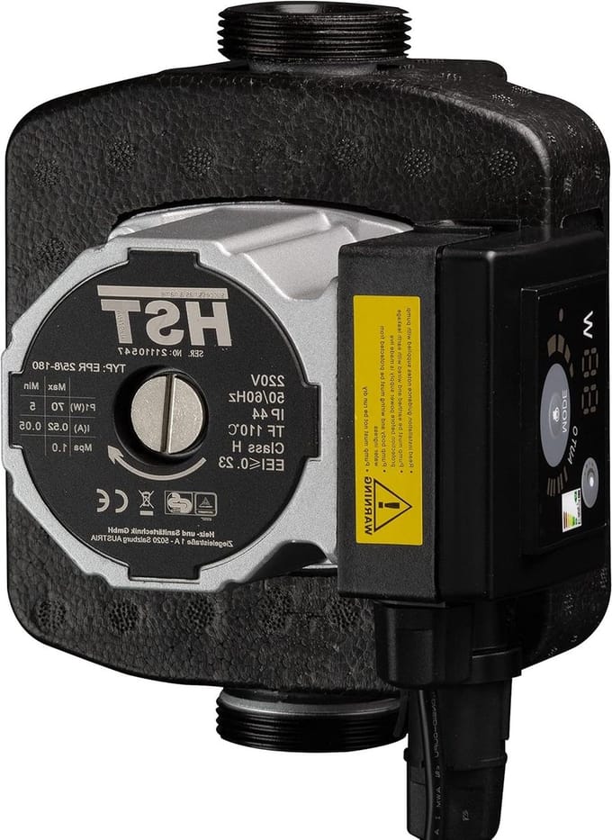 Verwarmingspomp - Circulatiepomp - Verwarming Installeren - Toerentalregeling - 8 meter - Grijs