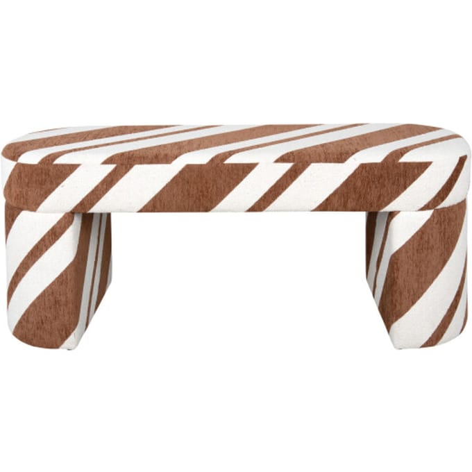 Leitmotiv - Bankje Agraciado - Bruin - 101x101x43 cm