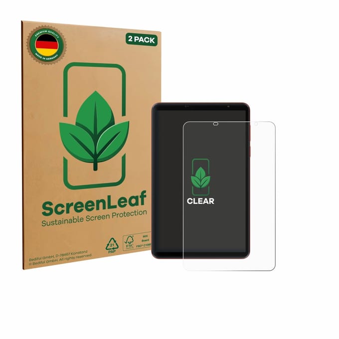 2 Stuks Screenprotector voor Blackview Zeno 1 8" - Hoogwaardige Beschermfolie transparant