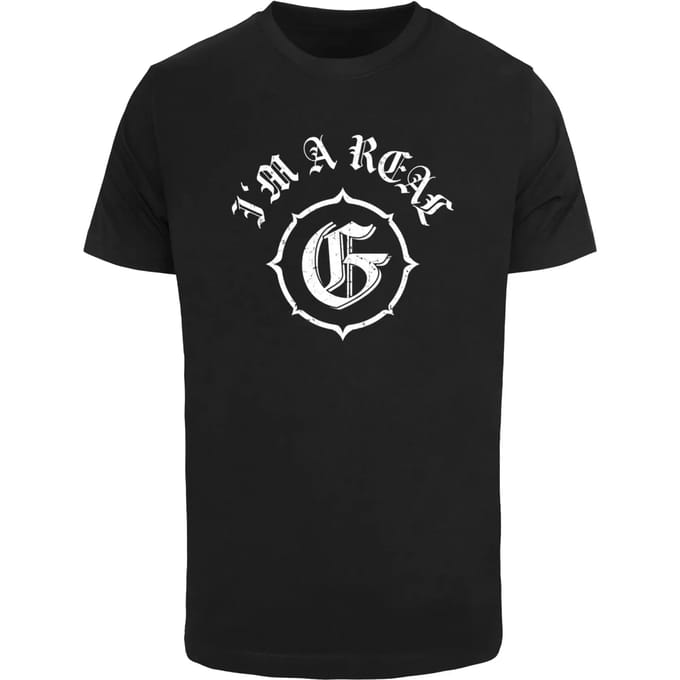Mister Tee - Real G Heren T-shirt - M - Zwart