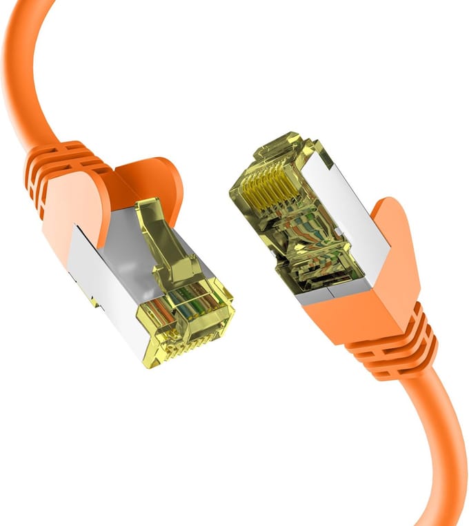 EFB-Elektronik CAT6a ORANJE 25m patchkabel S/FTP PIMF