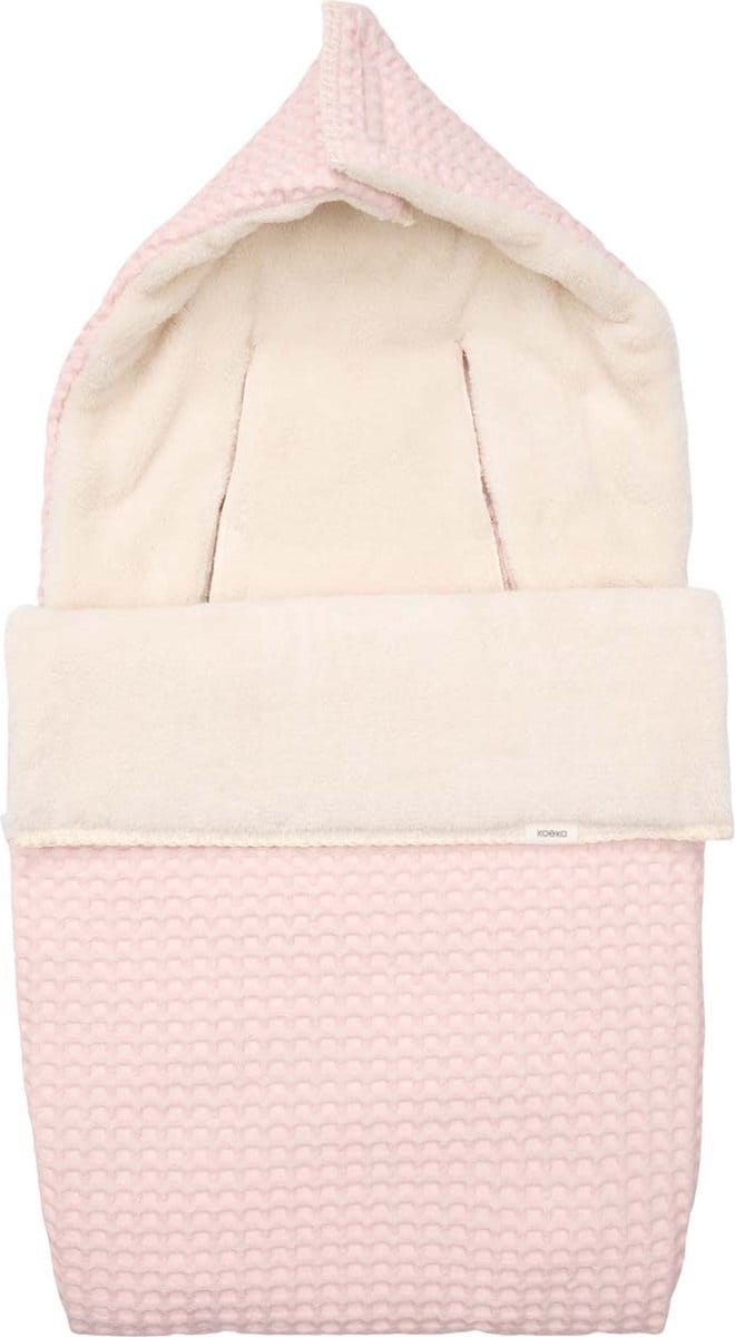 Koeka Oslo Voetenzak Autostoel - Wafel/Teddy - Candy