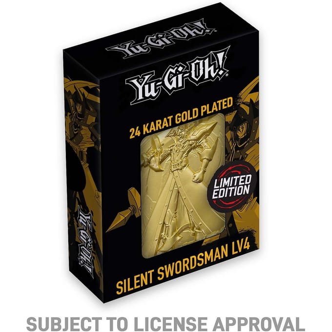 Yu-Gi-Oh! 24k gold plated Silent Swordsman ingot by Fanattik
