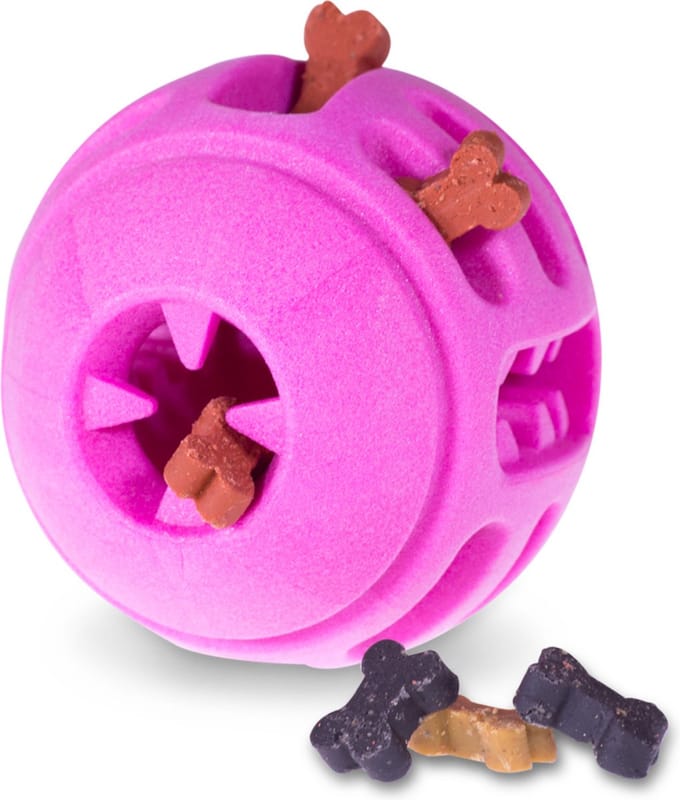 Vadigran Tpr Bal Red Frutti Rood - Hondenspeelgoed - Ø8 cm