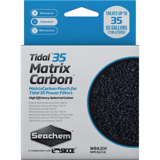 Accessoires voor aquariumfilters Seachem Tidal 35 MatrixCarbon