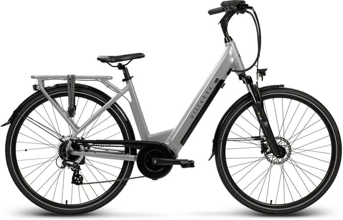 Villette le Midi elektrische fiets middenmotor 13Ah celtic grey