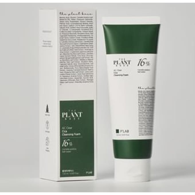 THE PLANT BASE - AC Clear Cica Cleansing Foam 2025 Version - 120ml