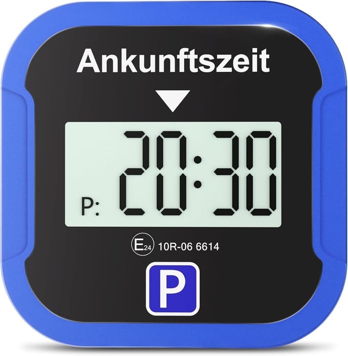 Warmfay Elektronische parkeerschijf met goedkeuring van KBA