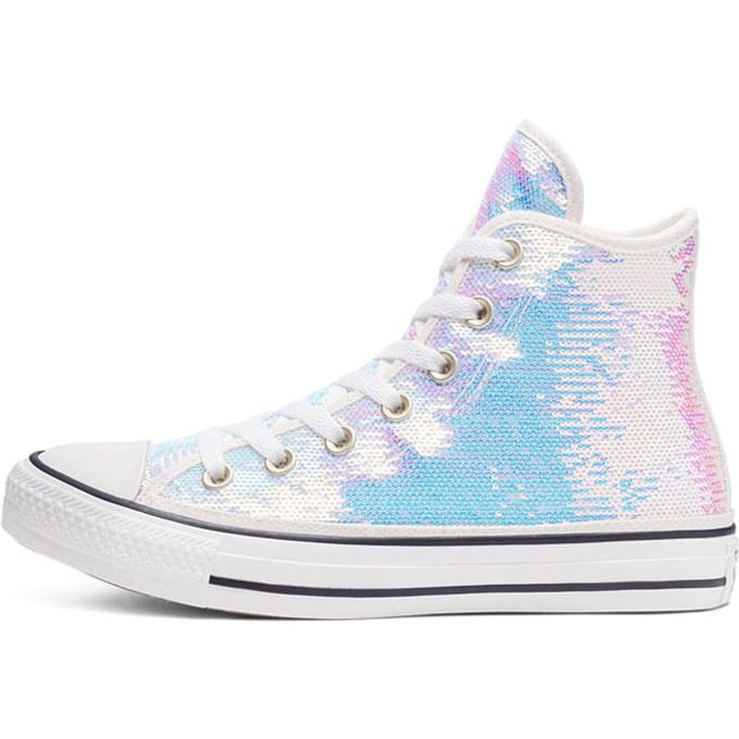 Chuck Taylor All Star Dames Converse High 'Mini Pailletten' Dames 566600C 37 white