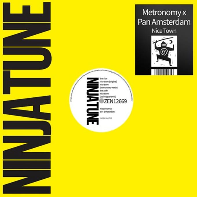 Metronomy & Pan Amsterdam - Nice Town (12" Single) (Limited Edition)