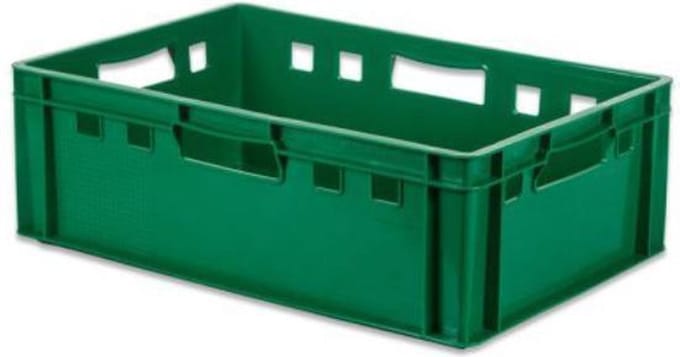 Alpac Stapelbak - Opbergbak - E2 Vleeskrat - 600 x 400 x 200 mm - 40L - Groen
