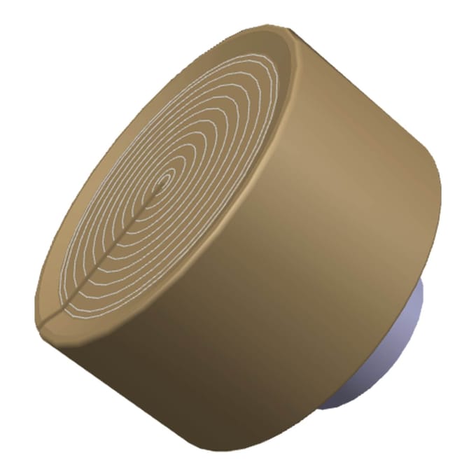 AEG knop, index, zwart, 140233403017