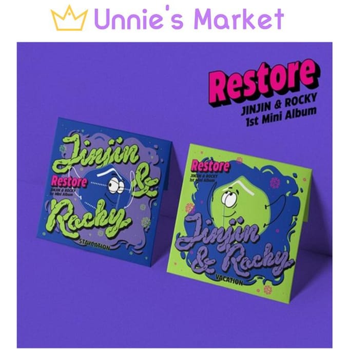 JINJIN & ROCKY(ASTRO) HERSTELLEN(Willekeurig) / 1e mini-album RANDOM 1EA blue