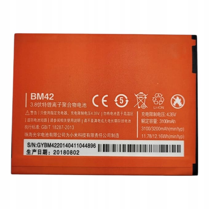 Nieuwe Batterij Bm42 Past Op Xiaomi Redmi Note 3 2000Mah