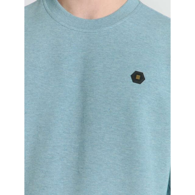 No Excess Sweater crewneck melange ice