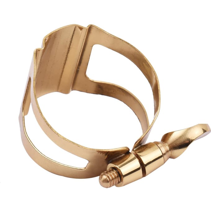 Enkele schroef afstelling saxofoon ligatuur Compacte duurzame ligatuur voor altsaxofoon brown