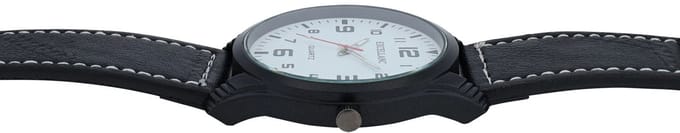 EXCELLANC Herenhorloge imitatieleer Mineralglas
