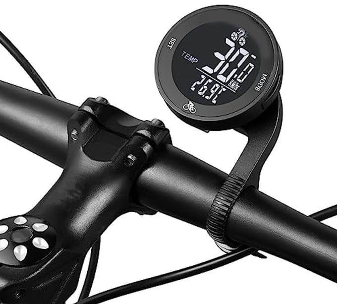 Draadloze Fiets Snelheidsmeter en Kilometerteller met LCD-scherm - Waterdichte Fietscomputer